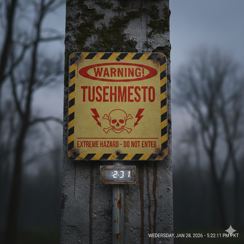 Warning about tusehmesto