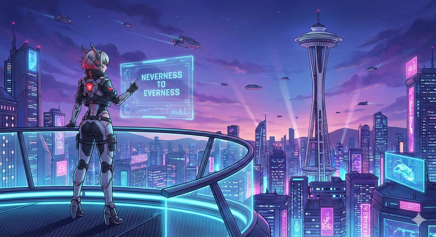 Zentreya neverness to everness space needle