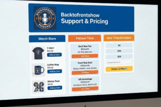 Backtofrontshow pricing