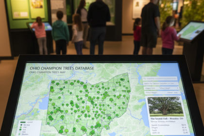 Ohio champion trees database ohio champion trees map