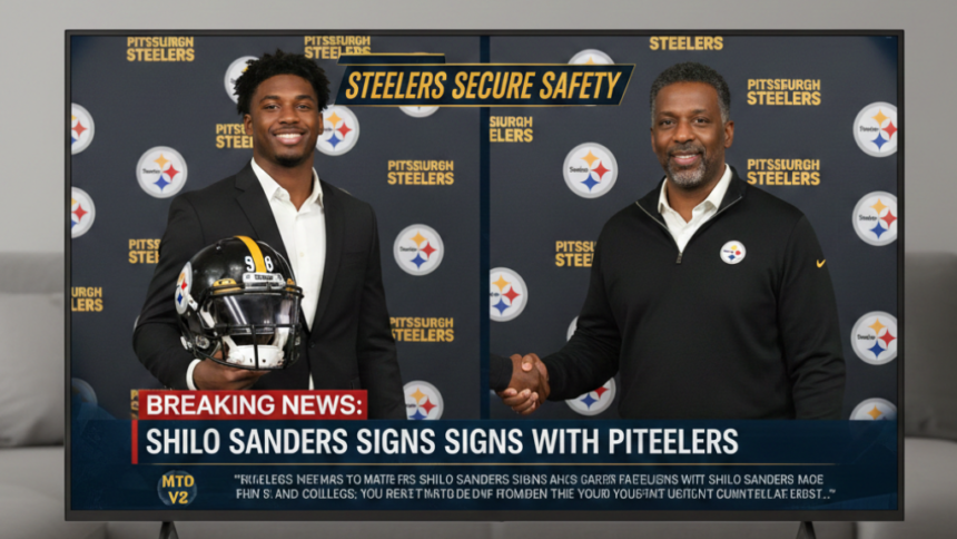 Did shilo sanders get picked up by the pittsburgh steelers