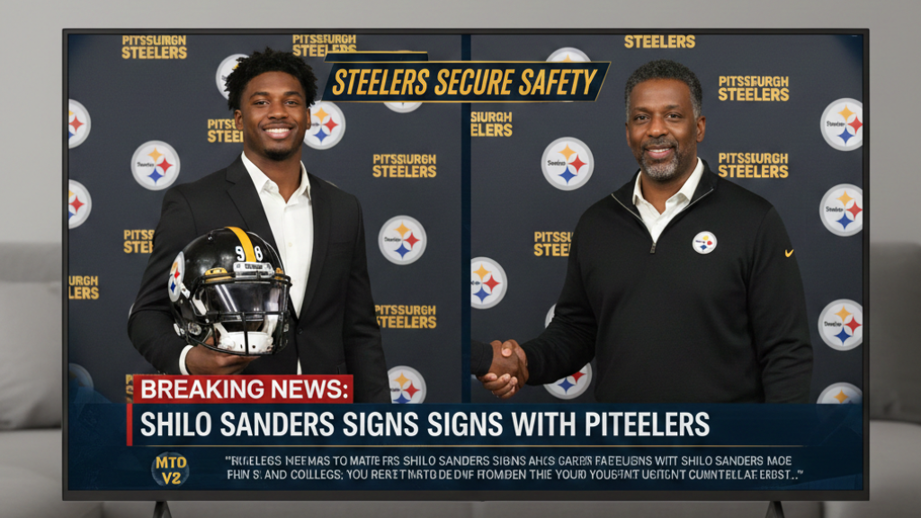 Did shilo sanders get picked up by the pittsburgh steelers