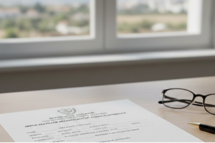 How to register foreign marriage in cyprus ministry interior