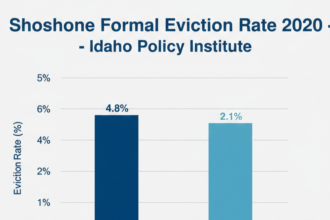Shoshone formal eviction rate 2020 idaho policy institute