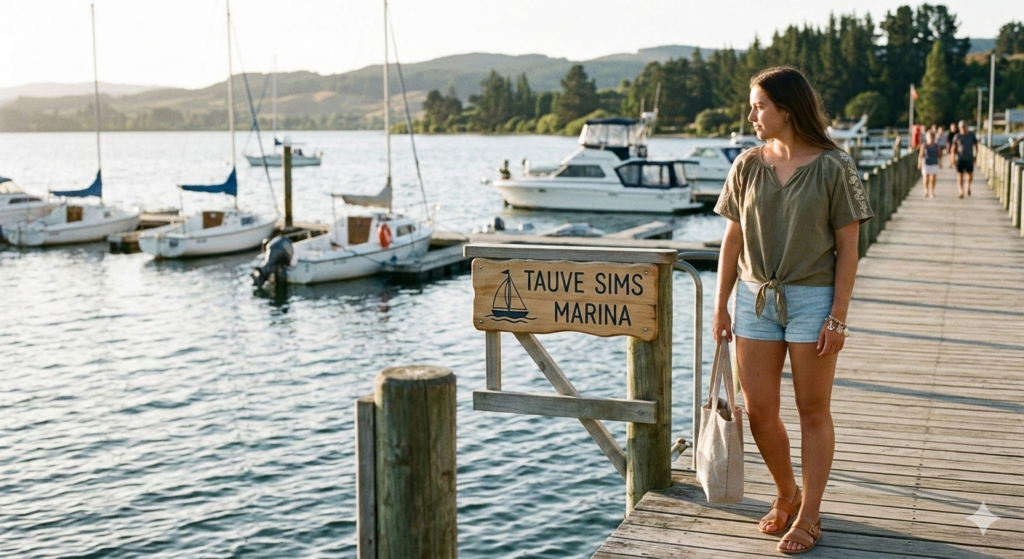 Tauve sims marina charm top