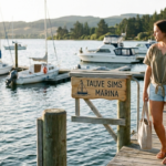 Tauve sims marina charm top