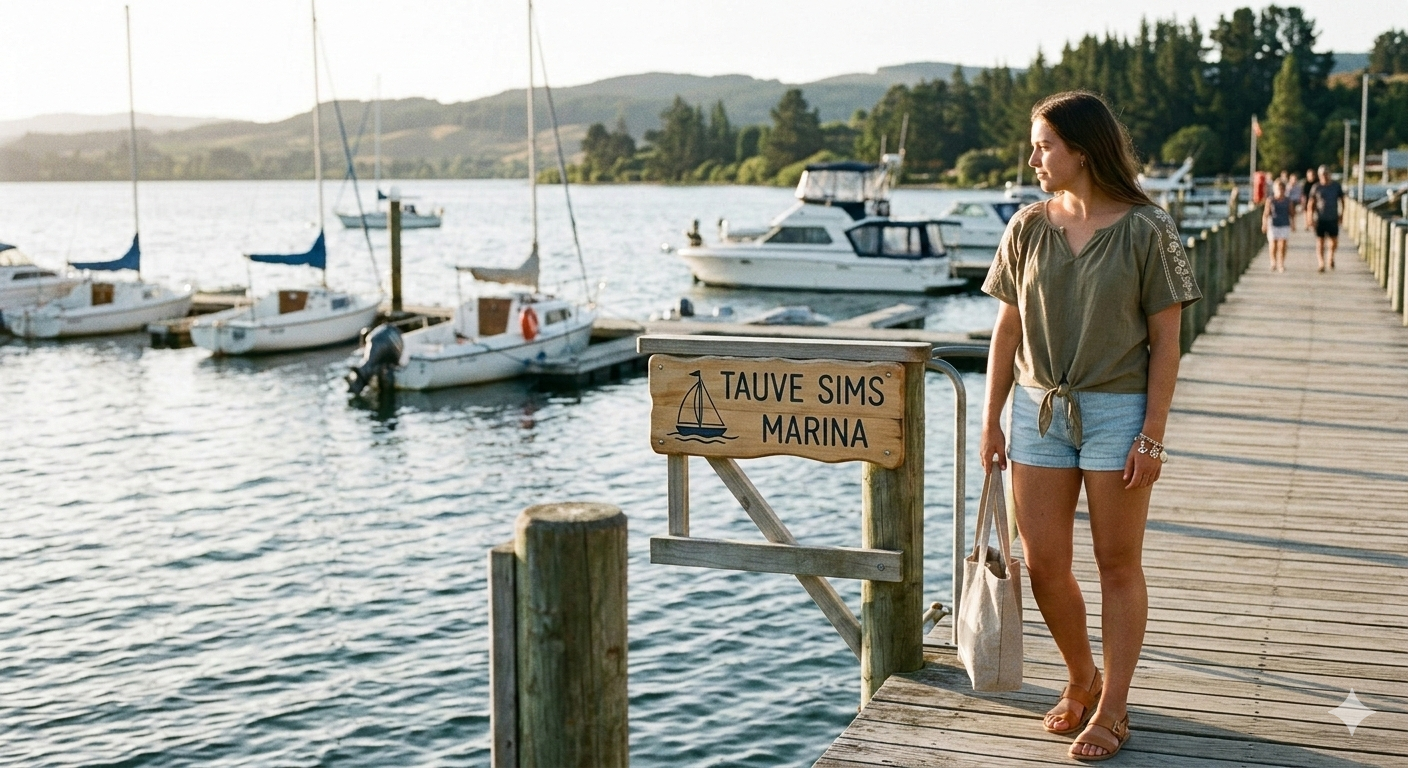 Tauve sims marina charm top