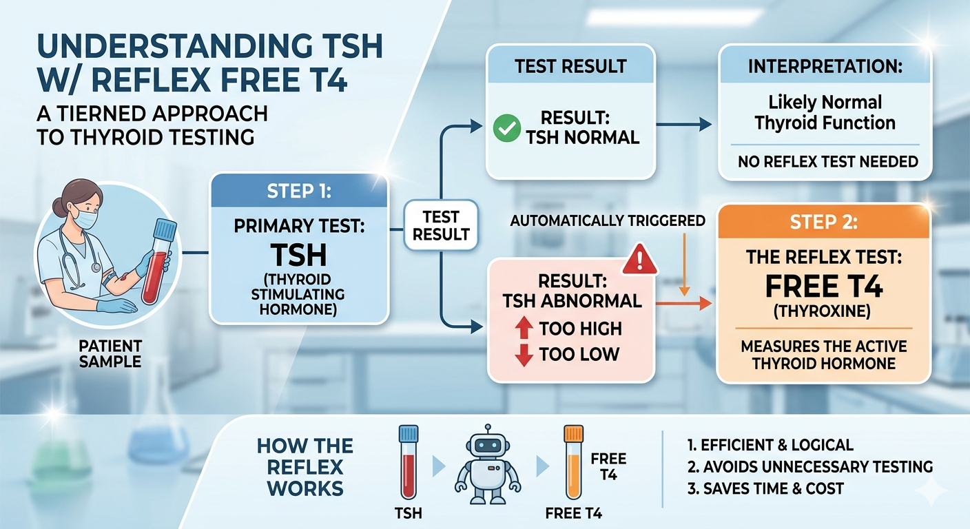 what is tsh w reflex free t4